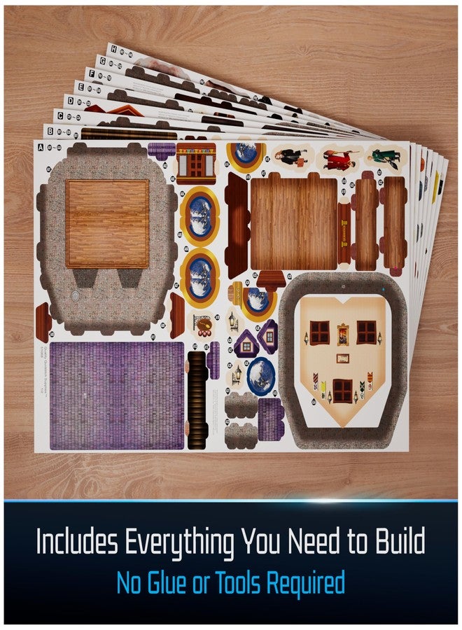 4D Build, Harry Potter Diagon Alley 3D Model Kit with 4 Buildings, Harry Potter Collectibles & Desk Décor, Adult Puzzle, Building Toys, 3D Puzzles for Adults & Teens, 287 Pieces, for Ages 12 & Up - Image 3